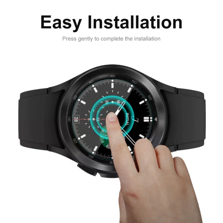 Cho Samsung Galaxy Watch4 Classic 42mm Miếng Dán Bảo Vệ Màn Hình Pha Lê Chống Trầy ENKAY Hat-Prince, 1 Cái, 2 Cái