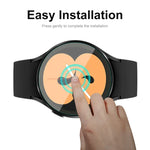 Cho Samsung Galaxy Watch4 44mm Miếng Dán Bảo Vệ Màn Hình Pha Lê Chống Trầy ENKAY Hat-Prince, 1 Cái, 2 Cái