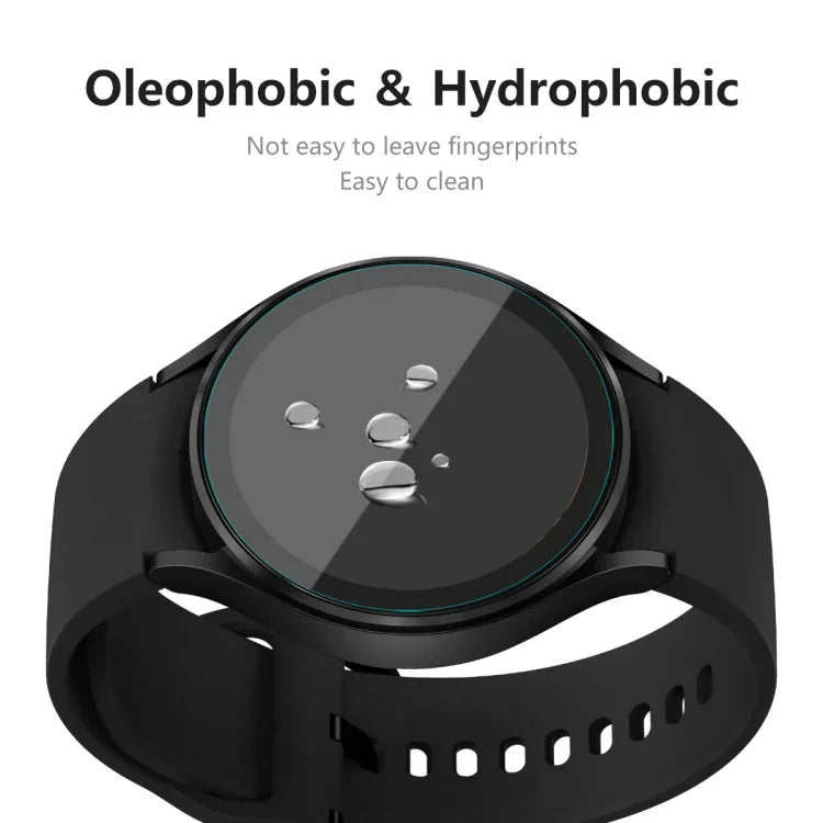 Cho Samsung Galaxy Watch4 44mm Miếng Dán Bảo Vệ Màn Hình Pha Lê Chống Trầy ENKAY Hat-Prince, 1 Cái, 2 Cái