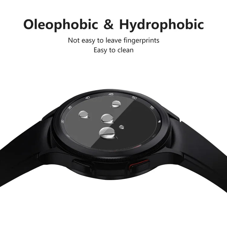 Cho Samsung Galaxy Watch4 Classic 46mm Miếng Dán Mềm TPU Bọc Toàn Màn Hình Không Bị Cong Viền ENKAY Hat-Prince, 1 Cái, 2 Cái
