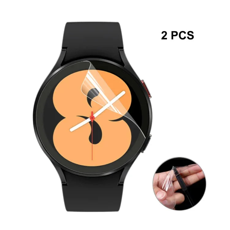 Cho Samsung Galaxy Watch4 44mm Miếng Dán Mềm TPU Bọc Toàn Màn Hình Không Bị Cong Viền ENKAY Hat-Prince, 1 Cái, 2 Cái