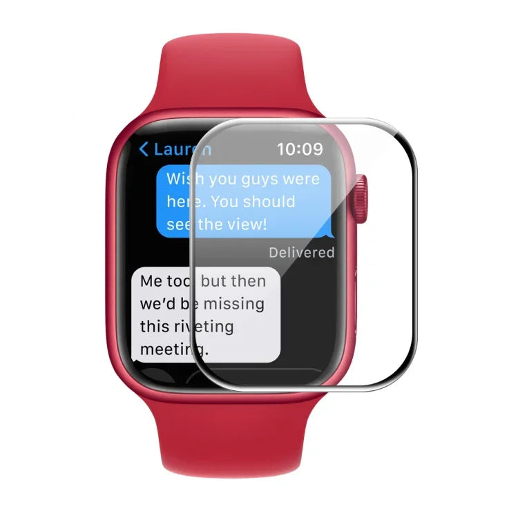 ENKAY Hat-Prince 3D Kính cường lực bảo vệ màn hình HD viền mềm PC phủ toàn bộ cho Apple Watch Series 9 / 8 / 7 45mm, 1 cái, 2 cái, 5 cái, 10 cái