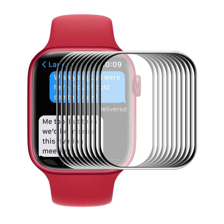 ENKAY Hat-Prince 3D Kính cường lực bảo vệ màn hình HD viền mềm PC phủ toàn bộ cho Apple Watch Series 9 / 8 / 7 45mm, 1 cái, 2 cái, 5 cái, 10 cái