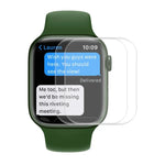 ENKAY Hat-Prince Hộp Bảo Vệ Màn Hình PET 3D Cong Toàn Màn Hình Uốn Nóng HD Thân Thiện Với Ốp Lưng Cho Apple Watch Series 9 / 8 / 7 45mm, 1 Cái Cho Apple Watch Series 7 45mm, 2 Cái Cho Apple Watch Series 7 45mm, 5 Cái Cho Apple Watch Series 7 45mm