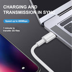 Cáp sạc nhanh PD20W USB-C / Type-C sang 8 Pin đồng bộ dữ liệu cho iPhone 13 / 12 Series, dài 1m, 1.5m, 2m