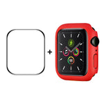 ENKAY Hat-Prince Khung PC + Màng Bảo Vệ Màn Hình PMMA HD Bao Phủ Toàn Bộ Cho Apple Watch Series 9 / 8 / 7 41mm