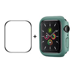 ENKAY Hat-Prince Khung PC + Màng Bảo Vệ Màn Hình PMMA HD Bao Phủ Toàn Bộ Cho Apple Watch Series 9 / 8 / 7 41mm
