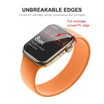 ENKAY Hat-Prince Khung PC + Màng Bảo Vệ Màn Hình PMMA HD Bao Phủ Toàn Bộ Cho Apple Watch Series 9 / 8 / 7 41mm