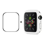 ENKAY Hat-Prince Khung PC + Màng Bảo Vệ Màn Hình PMMA HD Bao Phủ Toàn Bộ Cho Apple Watch Series 7 45mm