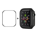ENKAY Hat-Prince Khung PC + Màng Bảo Vệ Màn Hình PMMA HD Bao Phủ Toàn Bộ Cho Apple Watch Series 7 45mm