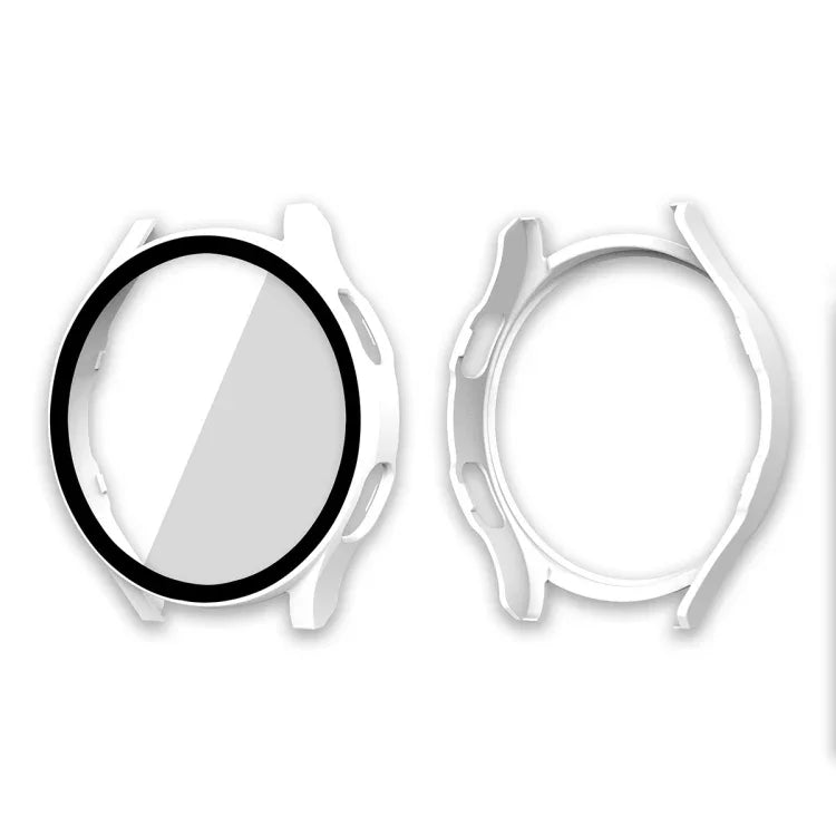 Ốp Kết Hợp Khung PC Bọc Toàn Diện + Kính Cường Lực Bảo Vệ Màn Hình ENKAY Hat-Prince Cho Samsung Galaxy Watch4 40mm