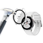 Ốp Kết Hợp Khung PC Bọc Toàn Diện + Kính Cường Lực Bảo Vệ Màn Hình ENKAY Hat-Prince Cho Samsung Galaxy Watch4 44mm