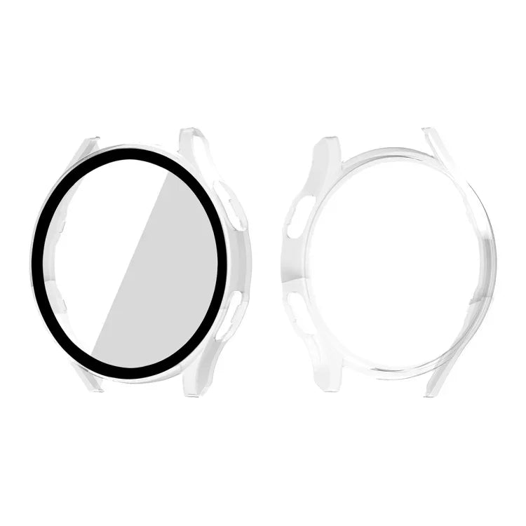 Ốp Kết Hợp Khung PC Bọc Toàn Diện + Kính Cường Lực Bảo Vệ Màn Hình ENKAY Hat-Prince Cho Samsung Galaxy Watch4 44mm