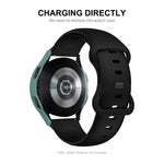 Ốp Kết Hợp Khung PC Bọc Toàn Diện + Kính Cường Lực Bảo Vệ Màn Hình ENKAY Hat-Prince Cho Samsung Galaxy Watch4 44mm