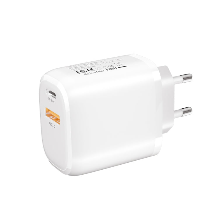 CS-20W Bộ sạc nhanh mini di động PD3.0 + QC3.0 cổng đôi, bộ sạc