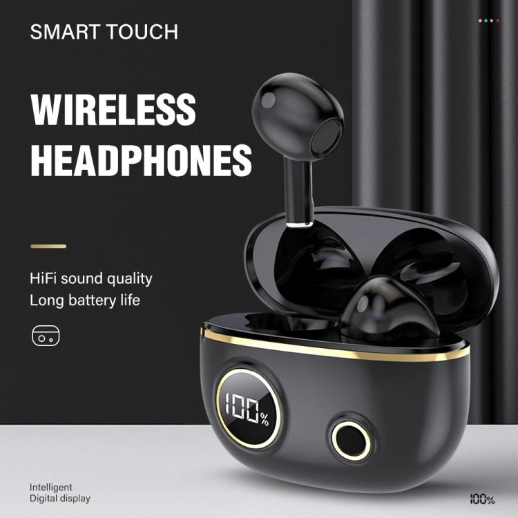 Tai nghe chống ồn chống nước PRO100 TWS Bluetooth 5.2, stereo 9D thể thao, hộp sạc