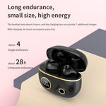 Tai nghe chống ồn chống nước PRO100 TWS Bluetooth 5.2, stereo 9D thể thao, hộp sạc