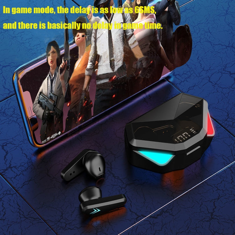 Tai nghe chơi game TWS-Y04 Bluetooth 5.0 TWS stereo thật hai bên điều khiển cảm ứng kèm hộp sạc LED