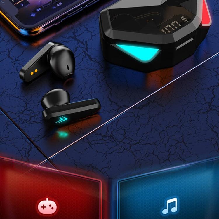 Tai nghe chơi game TWS-Y04 Bluetooth 5.0 TWS stereo thật hai bên điều khiển cảm ứng kèm hộp sạc LED