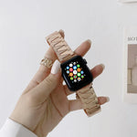 Dây kim loại thép không gỉ kiểu xích sáng tạo cho Apple Watch Series, 7 41mm / 6&SE&5&4 40mm / 3&2&1 38mm, 7 45mm / 6&SE&5&4 44mm / 3&2&1 42mm