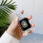 Dây kim loại thép không gỉ kiểu xích sáng tạo cho Apple Watch Series, 7 41mm / 6&SE&5&4 40mm / 3&2&1 38mm, 7 45mm / 6&SE&5&4 44mm / 3&2&1 42mm