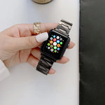 Dây kim loại thép không gỉ kiểu xích sáng tạo cho Apple Watch Series, 7 41mm / 6&SE&5&4 40mm / 3&2&1 38mm, 7 45mm / 6&SE&5&4 44mm / 3&2&1 42mm
