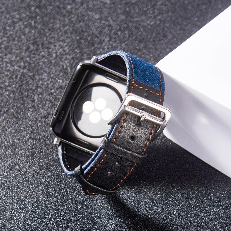 Dây da khóa bạc cho Apple Watch Series, 7 41mm / 6&SE&5&4 40mm / 3&2&1 38mm, 7 45mm / 6&SE&5&4 44mm / 3&2&1 42mm