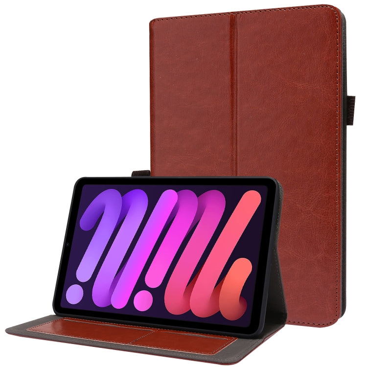 Two-Folding Holder Business Leather Tablet Case, For iPad mini 6 / mini 2024