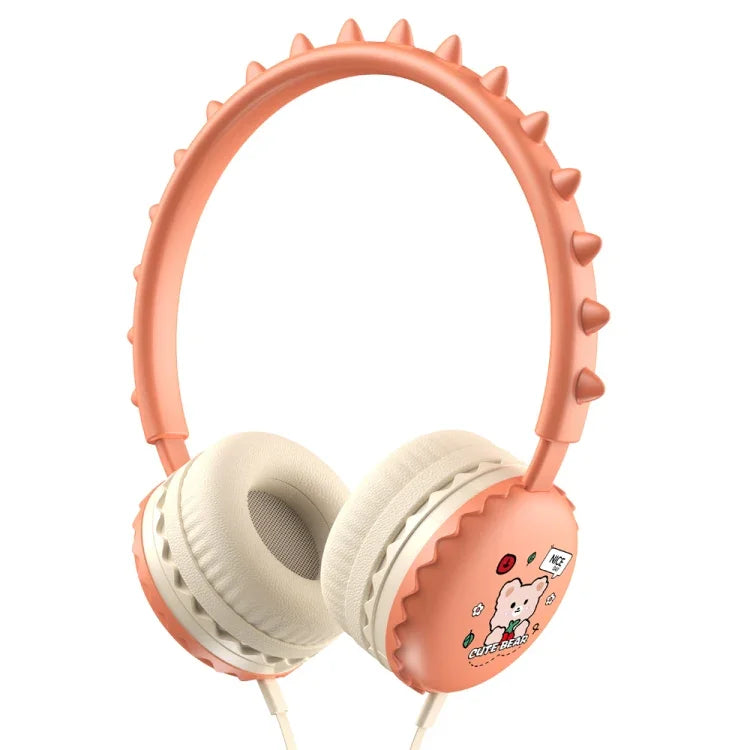 Tai nghe có dây hoạt hình dễ thương Y19 cho trẻ em kèm micro, tai nghe stereo âm nhạc mũ bảo hiểm quà tặng cho trẻ
