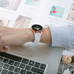 Dây silicone đơn sắc cho Samsung Galaxy Watch Active 22mm