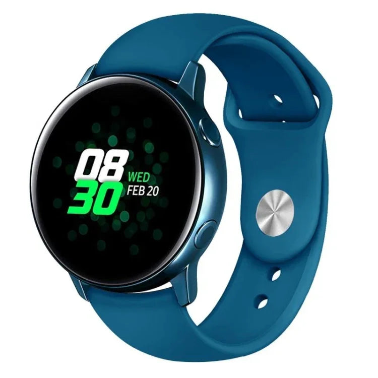 Dây silicone đơn sắc cho Samsung Galaxy Watch Active 22mm