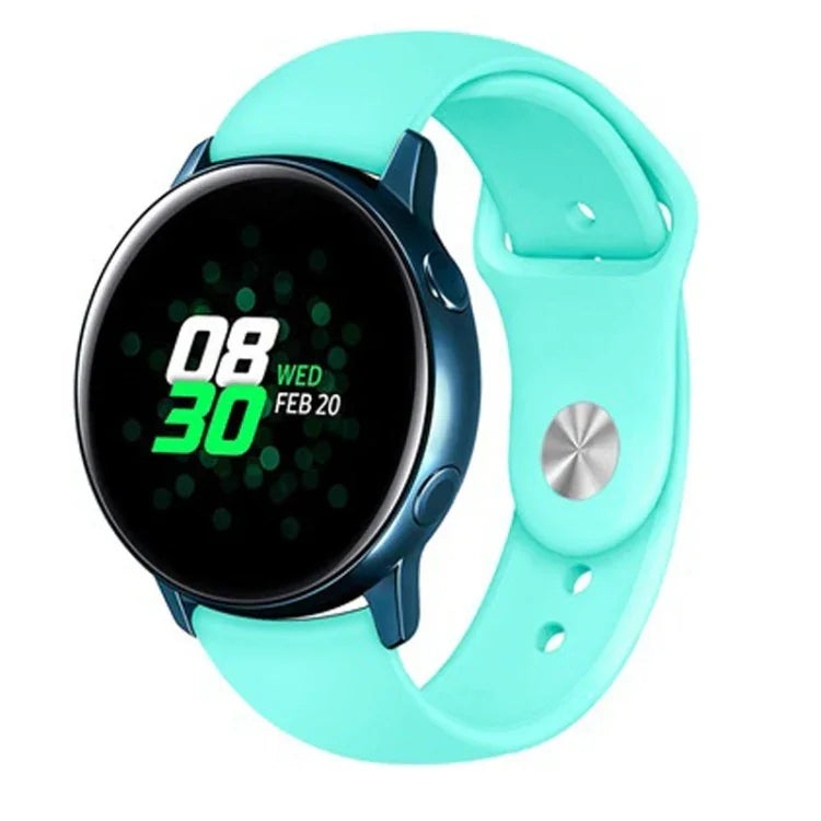 Dây silicone đơn sắc cho Samsung Galaxy Watch Active 22mm