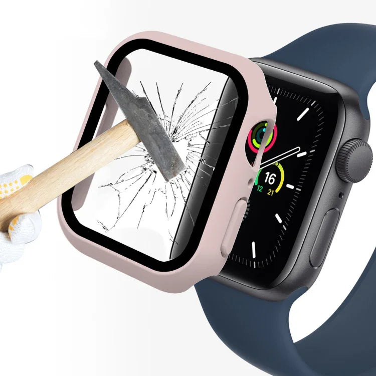 ENKAY Hat-Prince 2 trong 1 Khung PC + Kính Cường Lực 9H Bảo Vệ Bao Phủ Toàn Bộ Cho Apple Watch Series 7 41mm