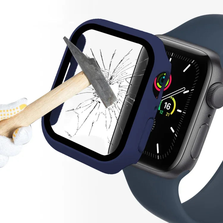 ENKAY Hat-Prince 2 trong 1 Khung PC + Kính Cường Lực 9H Bảo Vệ Bao Phủ Toàn Bộ Cho Apple Watch Series 7 45mm