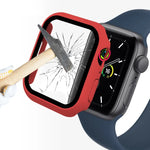 ENKAY Hat-Prince 2 trong 1 Khung PC + Kính Cường Lực 9H Bảo Vệ Bao Phủ Toàn Bộ Cho Apple Watch Series 7 45mm