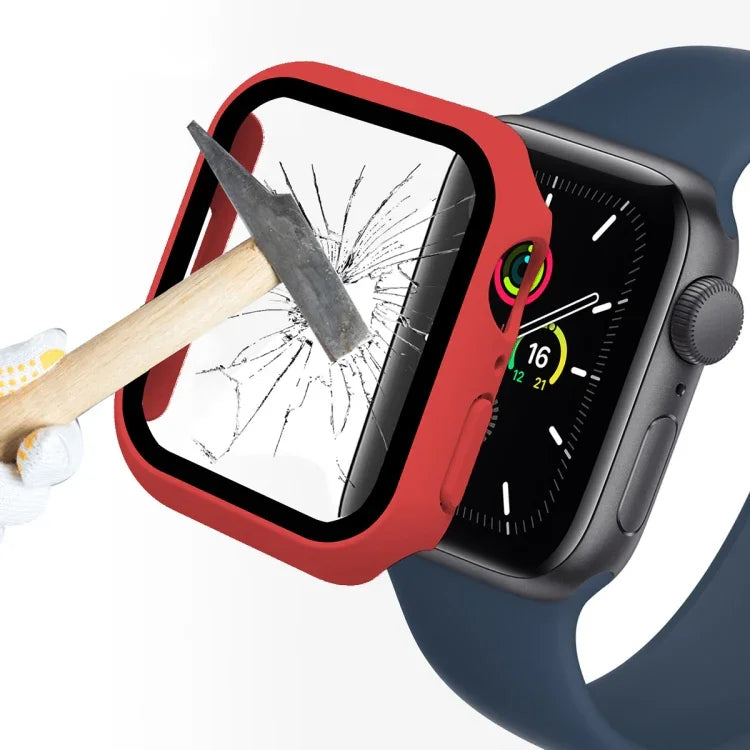 ENKAY Hat-Prince 2 trong 1 Khung PC + Kính Cường Lực 9H Bảo Vệ Bao Phủ Toàn Bộ Cho Apple Watch Series 7 45mm