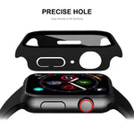 ENKAY Hat-Prince 2 trong 1 Khung PC + Kính Cường Lực 9H Bảo Vệ Bao Phủ Toàn Bộ Cho Apple Watch Series 7 45mm