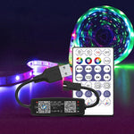Bộ điều khiển từ xa Bluetooth USB 5V WS2812B cho đèn dải LED SK6812 WS2811 WS2812
