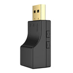 SW03 bộ phát âm thanh Bluetooth 5.0 2 trong 1 USB + SPDIF bộ chuyển đổi quang không dây độ trễ thấp cho TV, PC