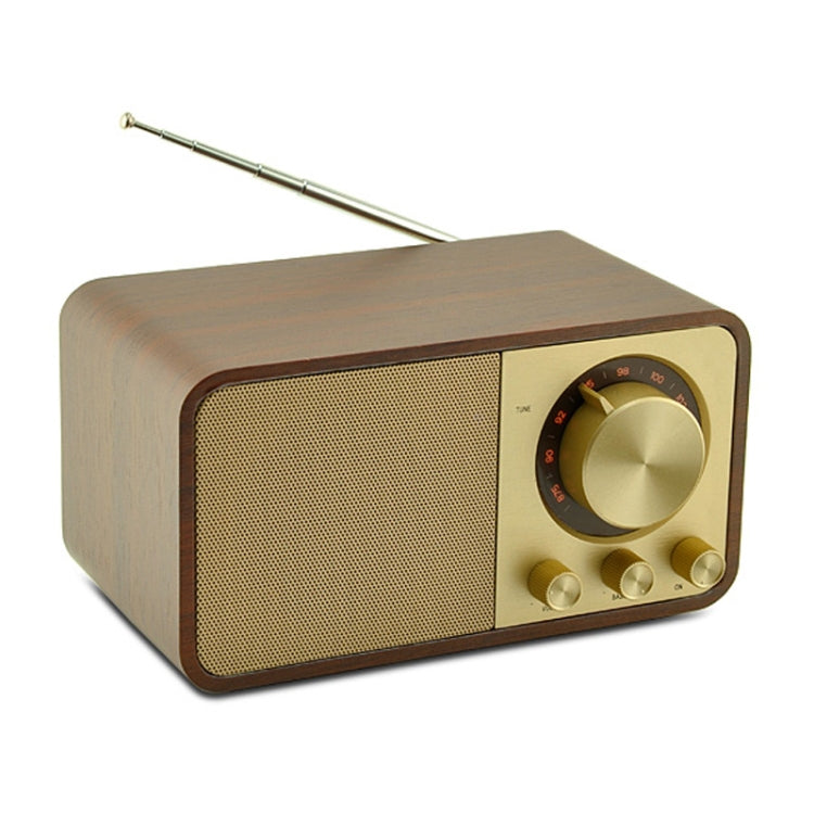 Loa cổ điển retro JY-66 kết cấu gỗ không dây BT5.0, radio FM, hỗ trợ TF / U-Disk / AUX