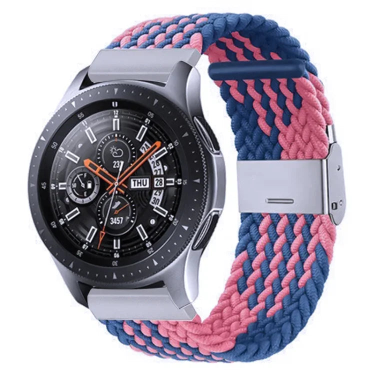 Dây đeo khóa kim loại bện nylon cho Galaxy Watch 4 20mm, 20mm