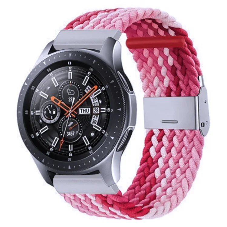 Dây đeo khóa kim loại bện nylon cho Galaxy Watch 4 20mm, 20mm