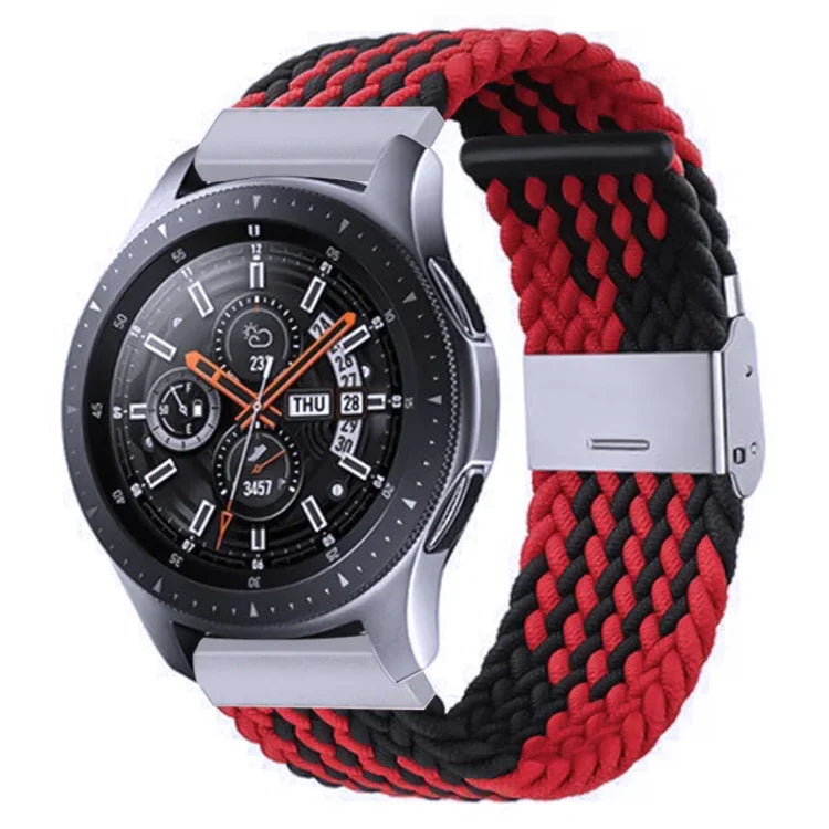 Dây đeo khóa kim loại bện nylon cho Galaxy Watch 4 20mm, 20mm
