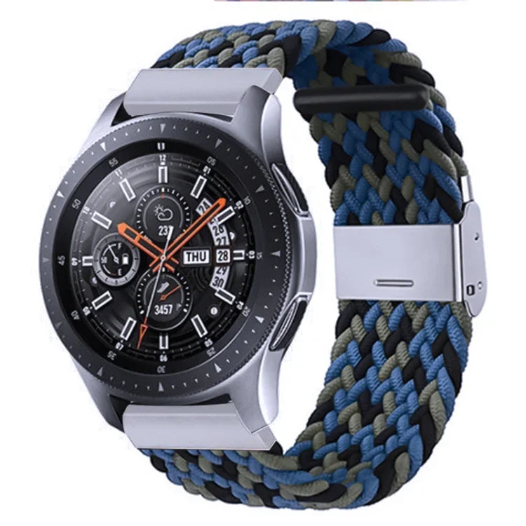 Dây đeo khóa kim loại bện nylon cho Galaxy Watch 4 20mm, 20mm