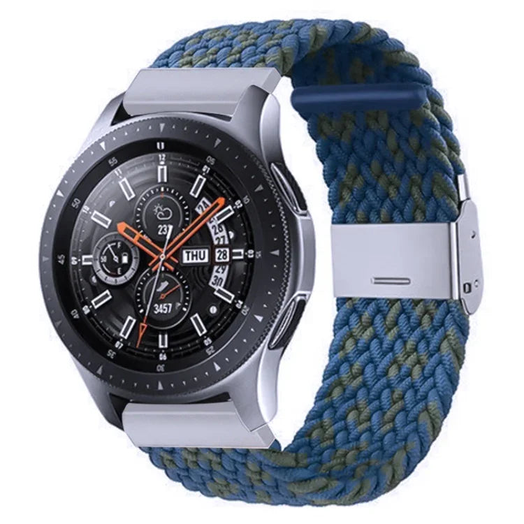 Dây đeo khóa kim loại bện nylon cho Galaxy Watch 4 20mm, 20mm
