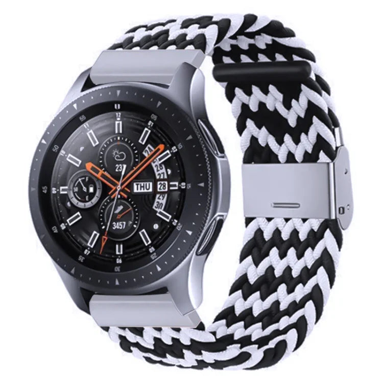 Dây đeo khóa kim loại bện nylon cho Galaxy Watch 4 20mm, 20mm