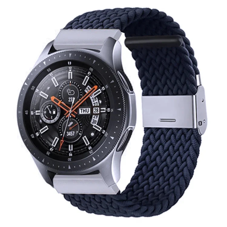 Dây đeo khóa kim loại bện nylon cho Galaxy Watch 4 20mm, 20mm