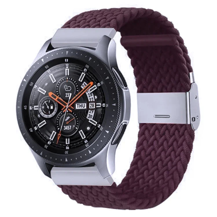 Dây đeo khóa kim loại bện nylon cho Galaxy Watch 4 20mm, 20mm