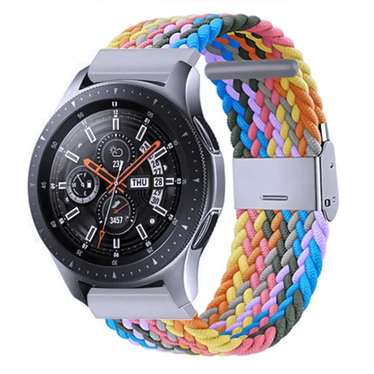 Dây đeo khóa kim loại bện nylon cho Galaxy Watch 4 20mm, 20mm