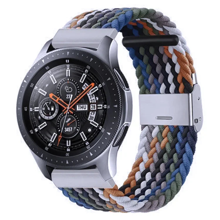 Dây đeo khóa kim loại bện nylon cho Galaxy Watch 4 20mm, 20mm